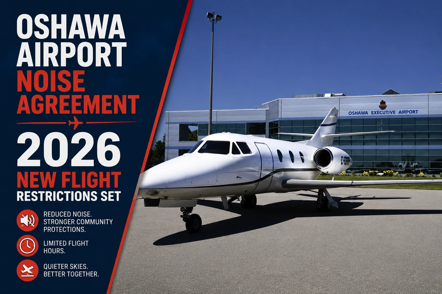 oshawa airport noise agreement