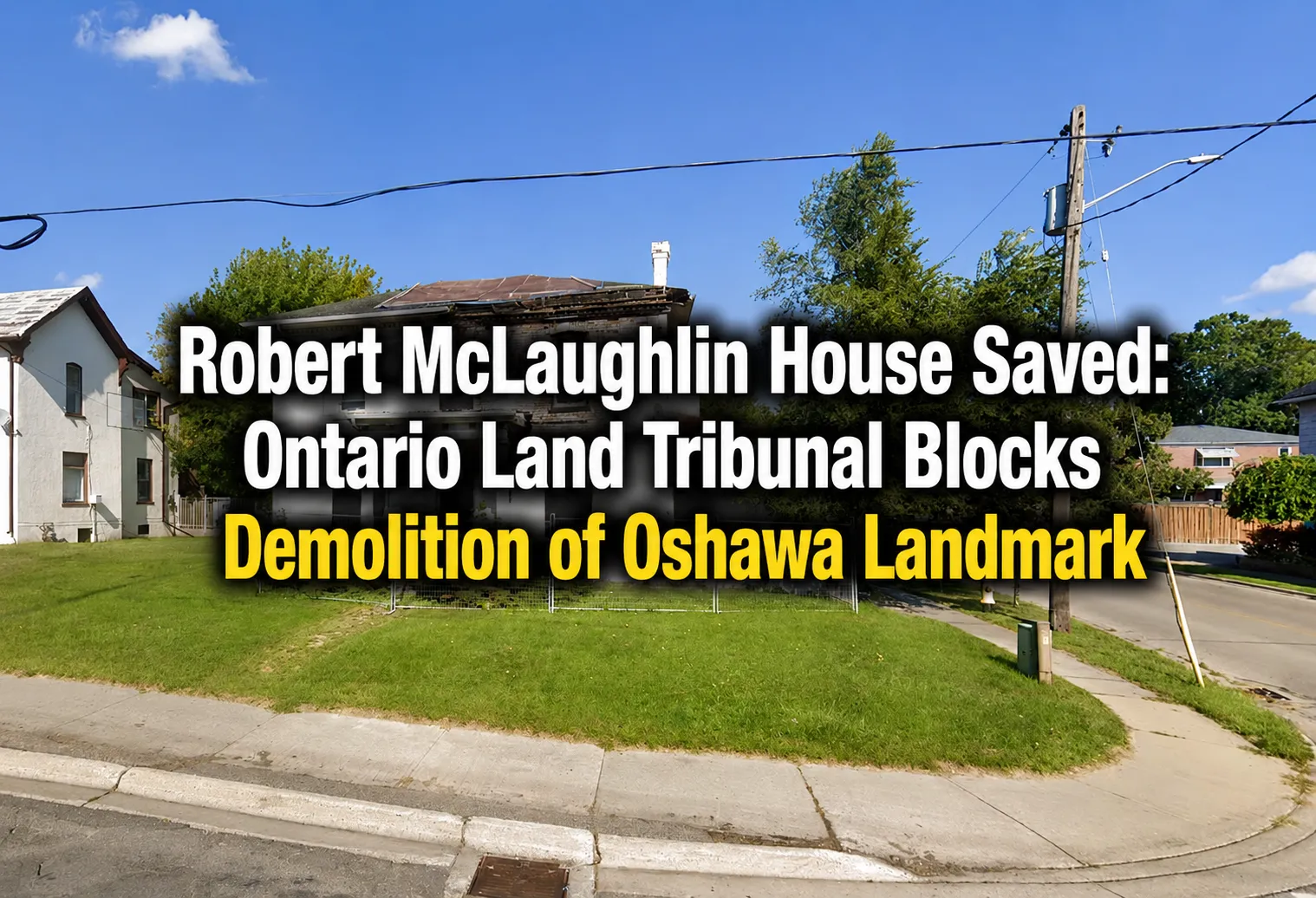 robert oshawa landmark