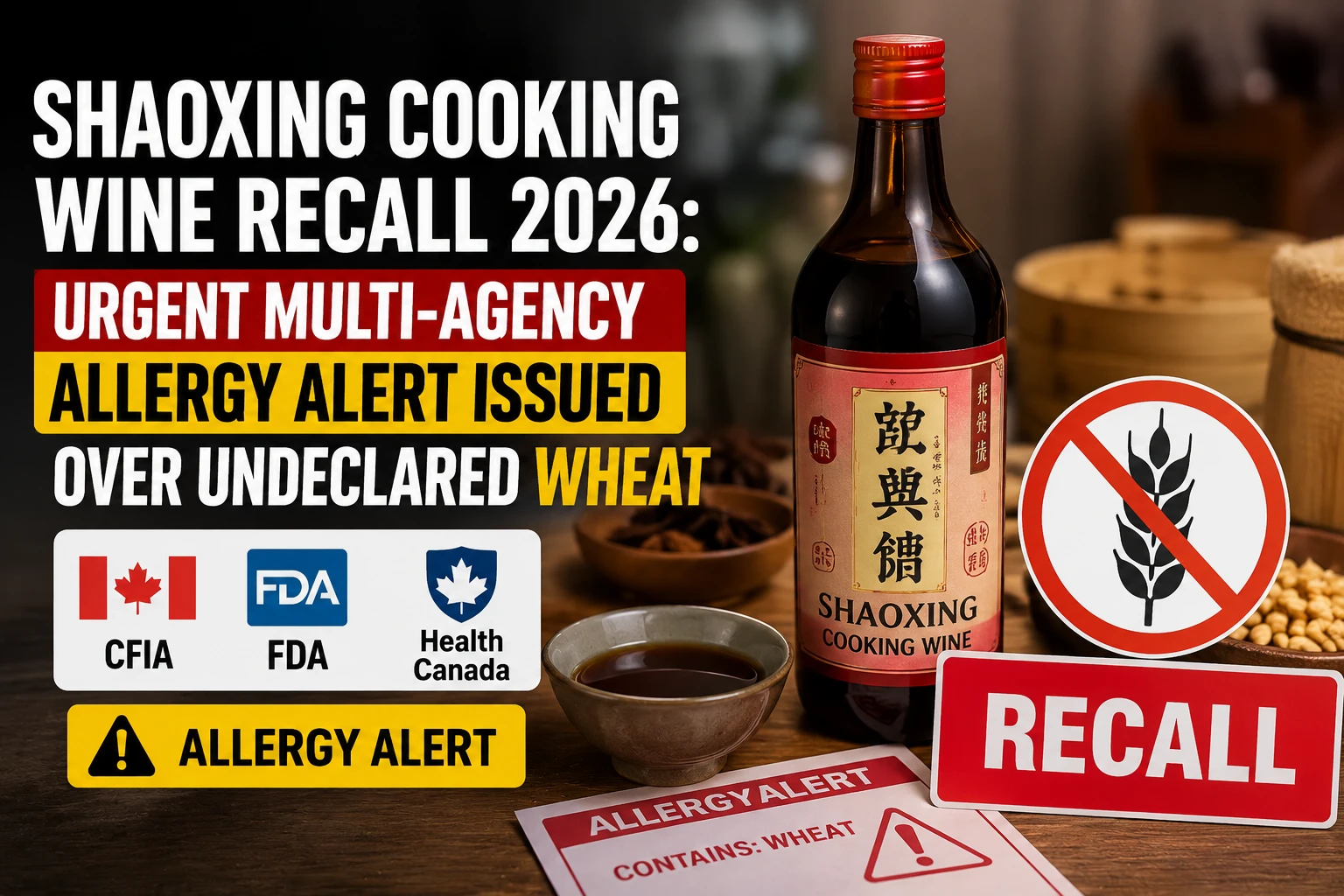 shaoxing wine allergy