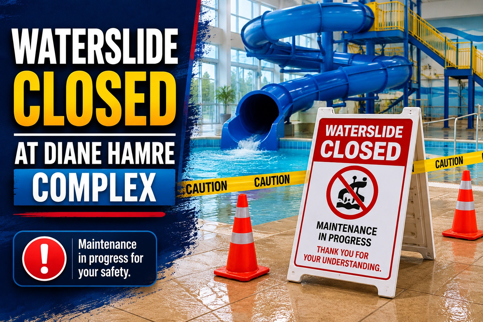 waterslide closed