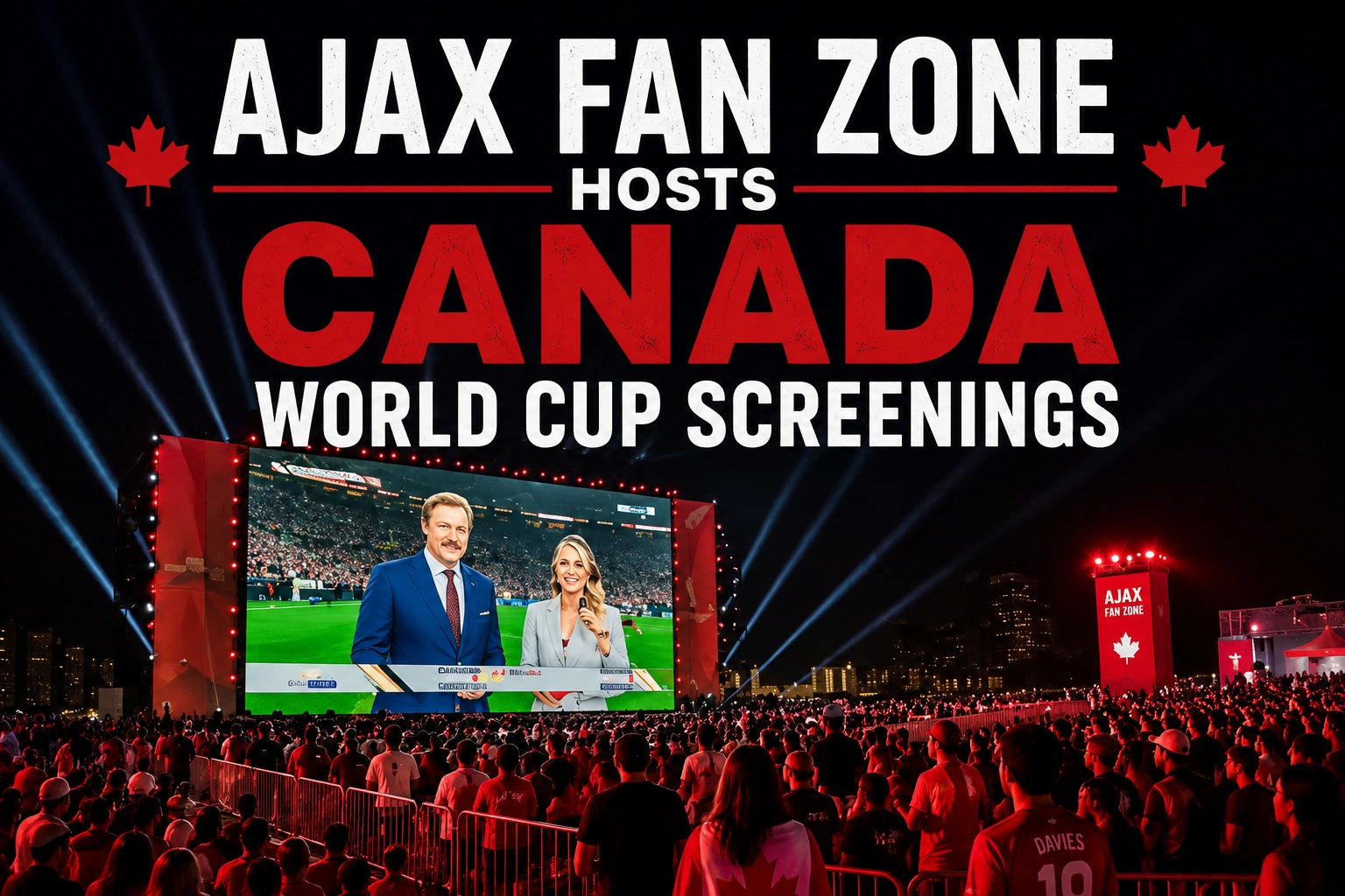 ajax fan zone hosts canada world cup screenings