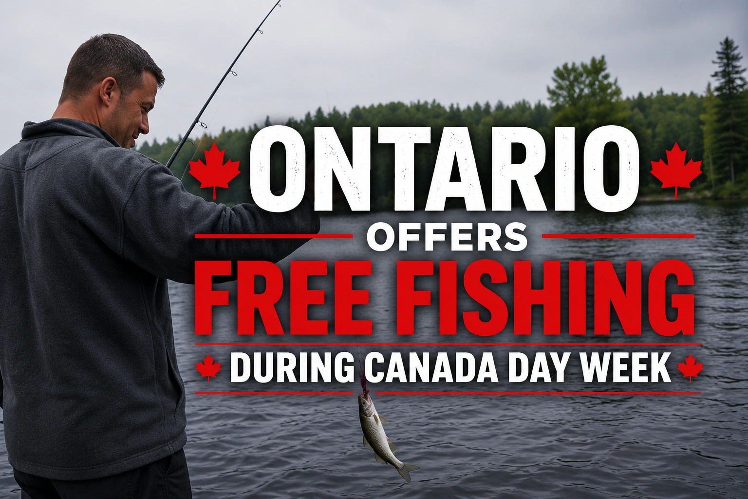 ontario offers free fishing during canada day week