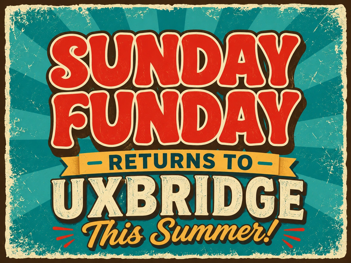 sunday funday returns to uxbridge this summer