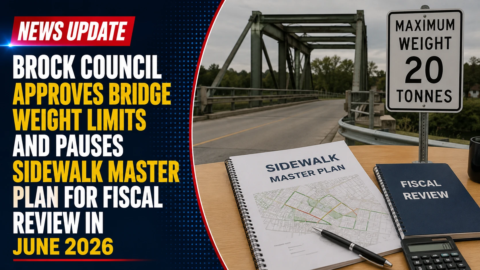 brock council bridge weight limits