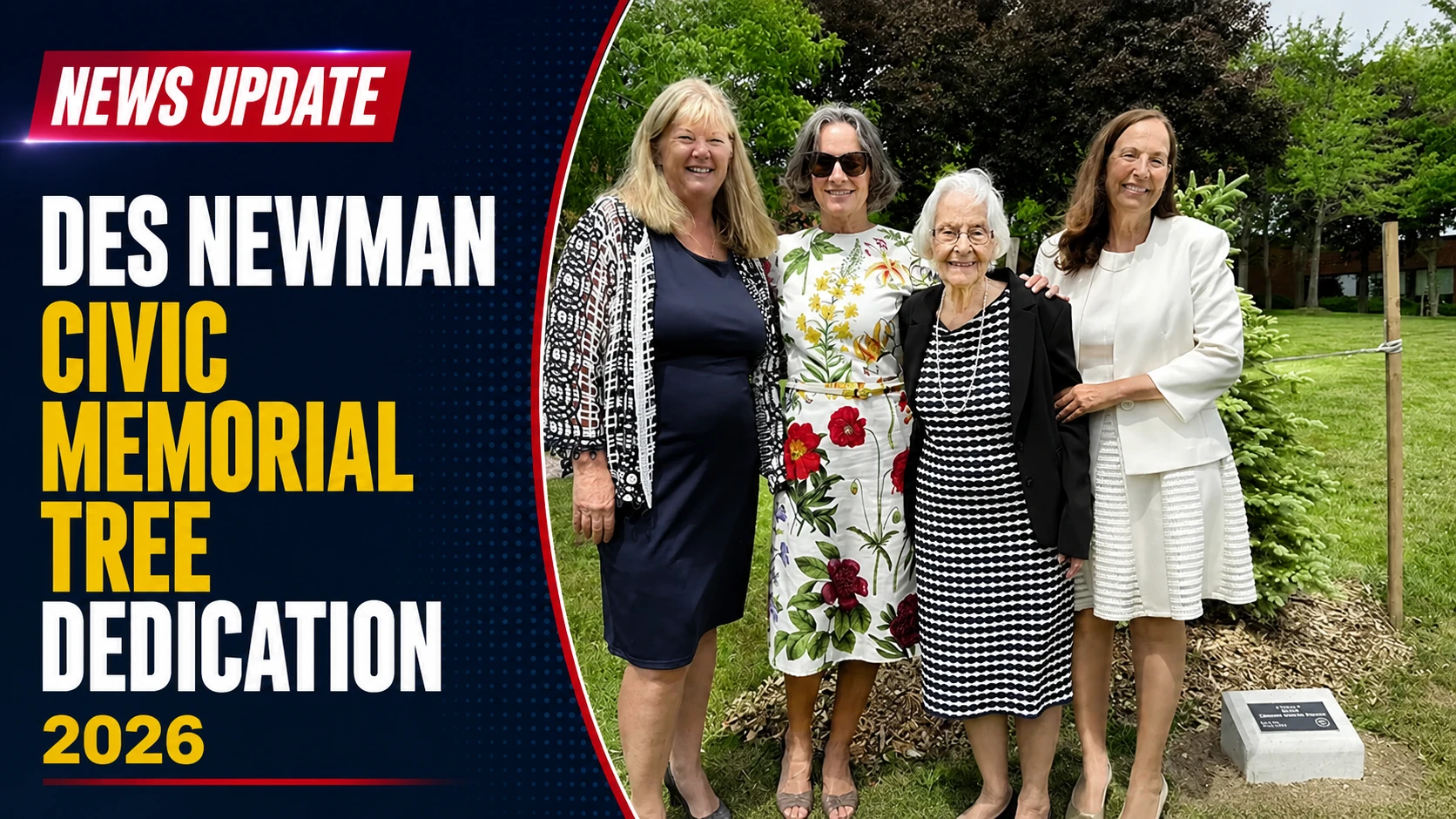 des newman civic memorial tree