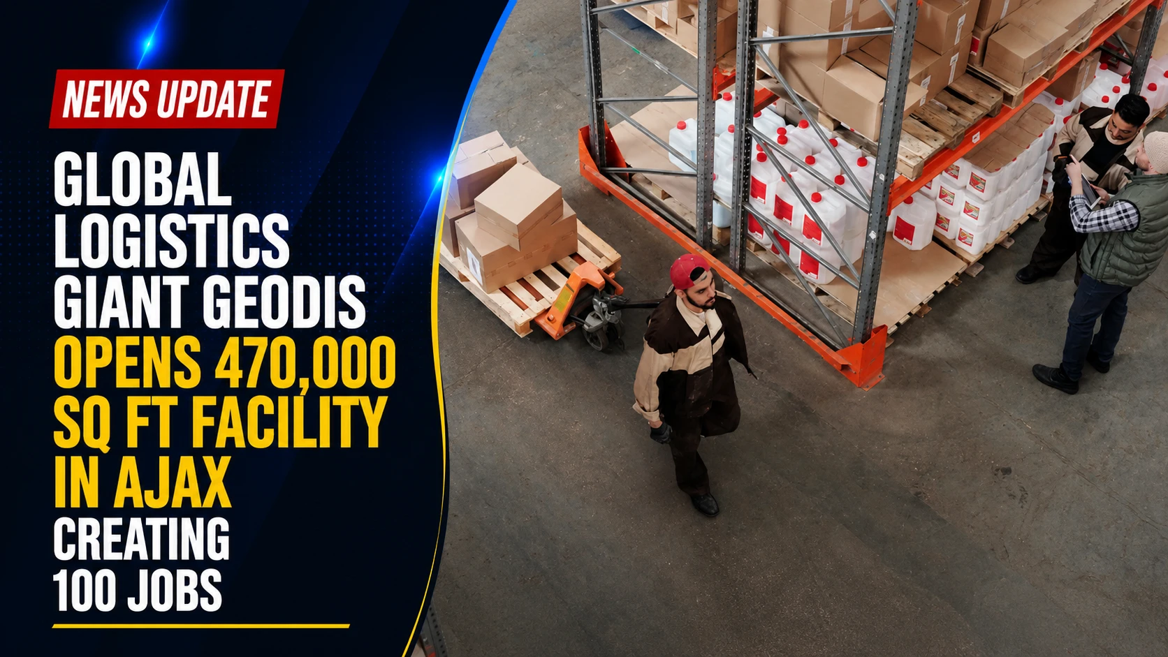 geodis ajax 470000 sqft facility