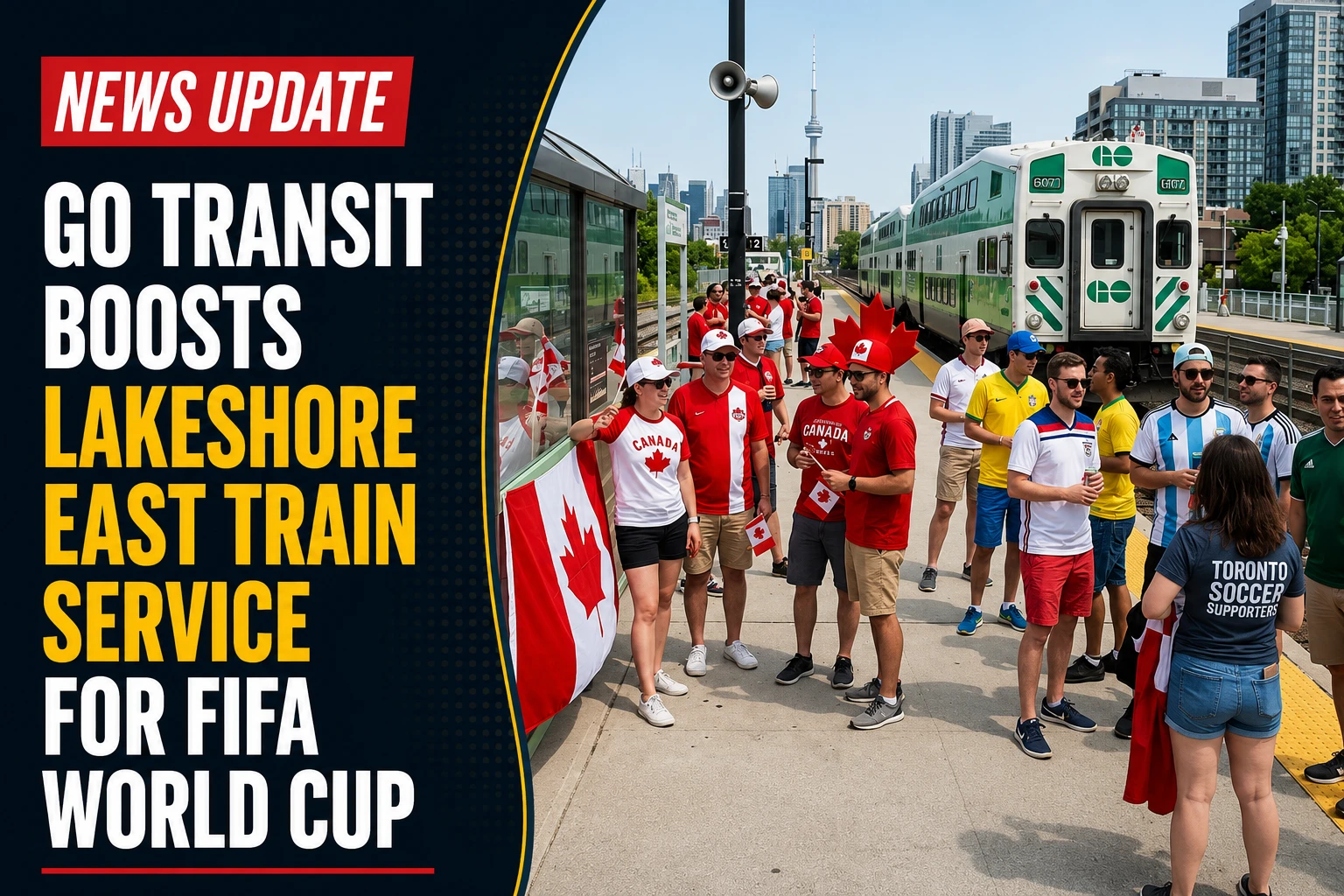 go transit lakeshore east world cup