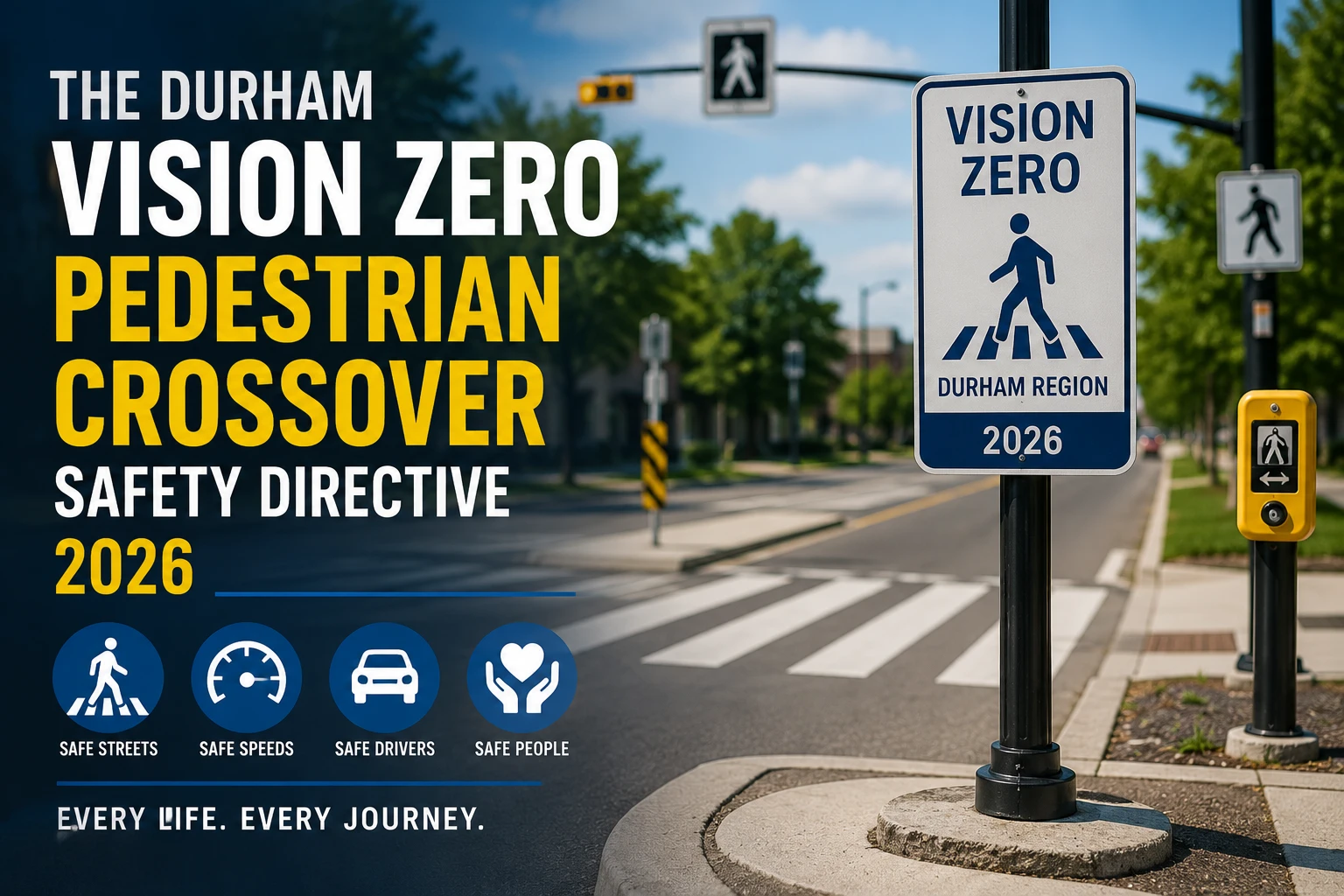 vision zero pedestrian crossover
