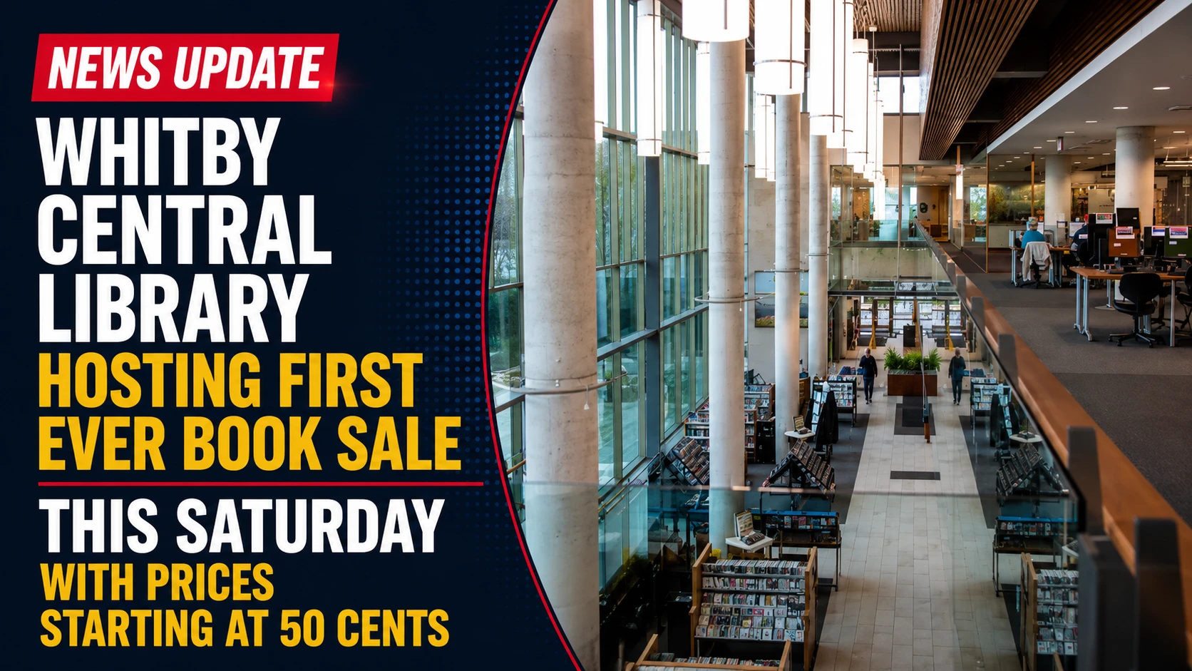 whitby central library book sale