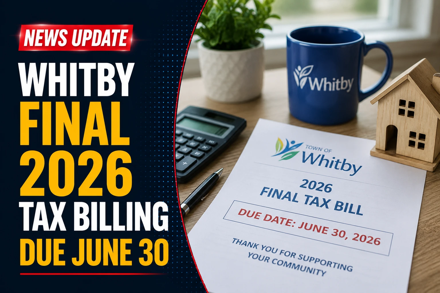 whitby tax billing