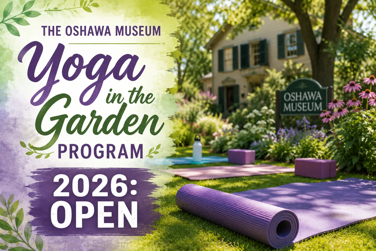 yoga in the garden