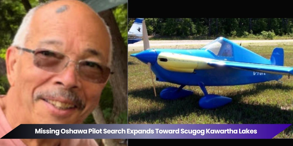 a missing oshawa pilot, 73, failed to return after leaving oshawa executive airport as search efforts focus on scugog and the kawartha lakes area.