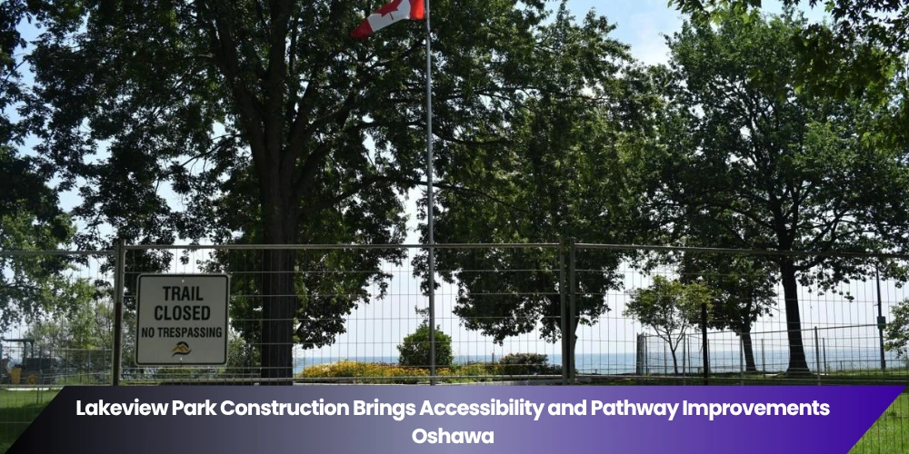 lakeview park construction brings accessibility and pathway improvements oshawa