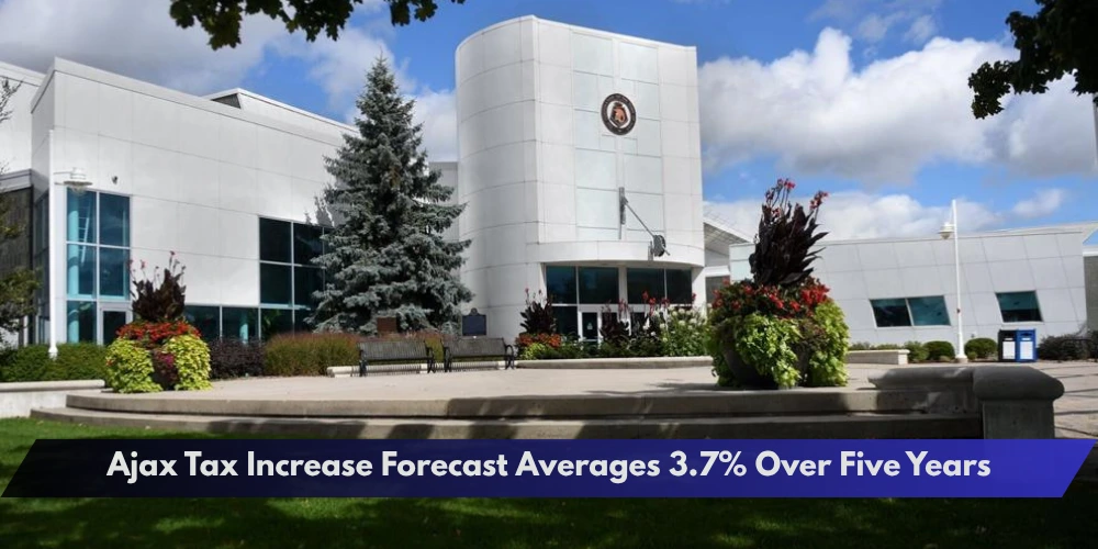 Ajax Tax Increase Forecast Averages 3.7% Over Five Years