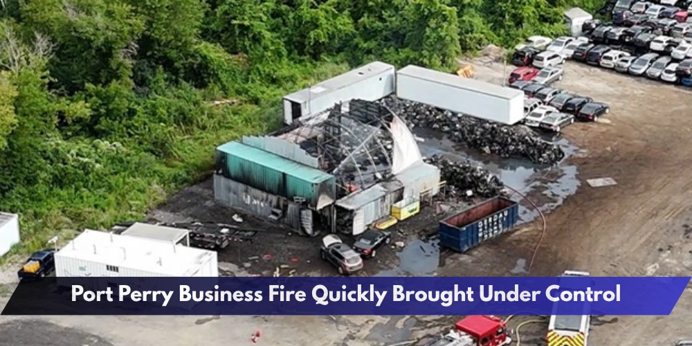 Port Perry Business Fire Quickly Brought Under Control