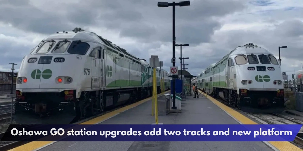 Oshawa GO station upgrades add two tracks and new platform
