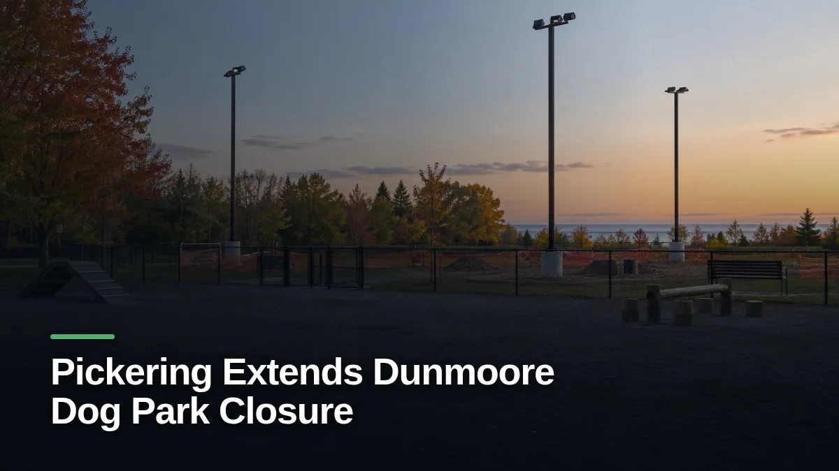 Original editorial featured image for: Pickering Extends Dunmoore Dog Park Closure
