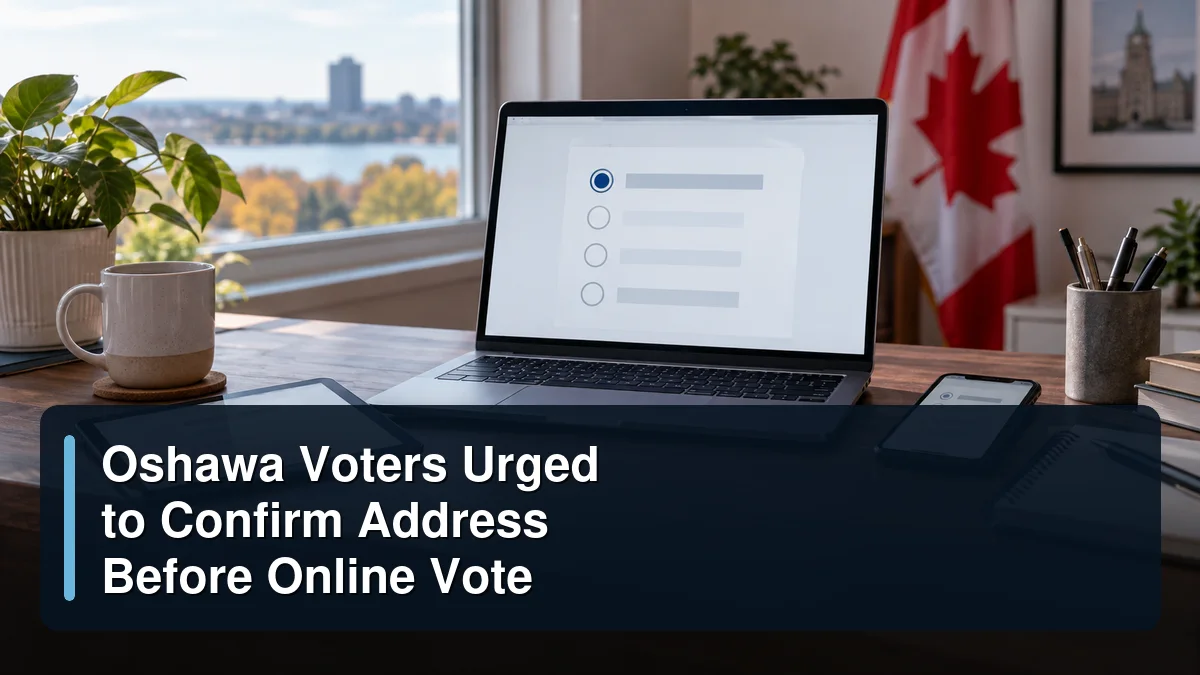 Original editorial featured image for: Oshawa Voters Urged to Confirm Address Before Online Vote