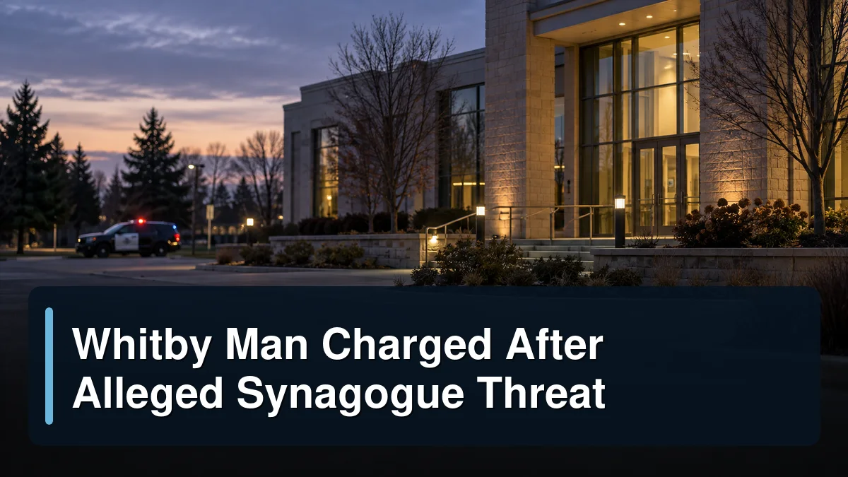 Original editorial featured image for: Whitby Man Charged After Alleged Synagogue Threat