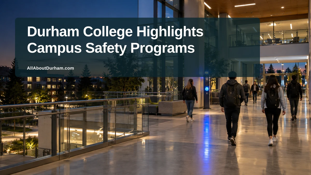 Durham College Highlights Campus Safety Programs — AllAboutDurham.com featured image