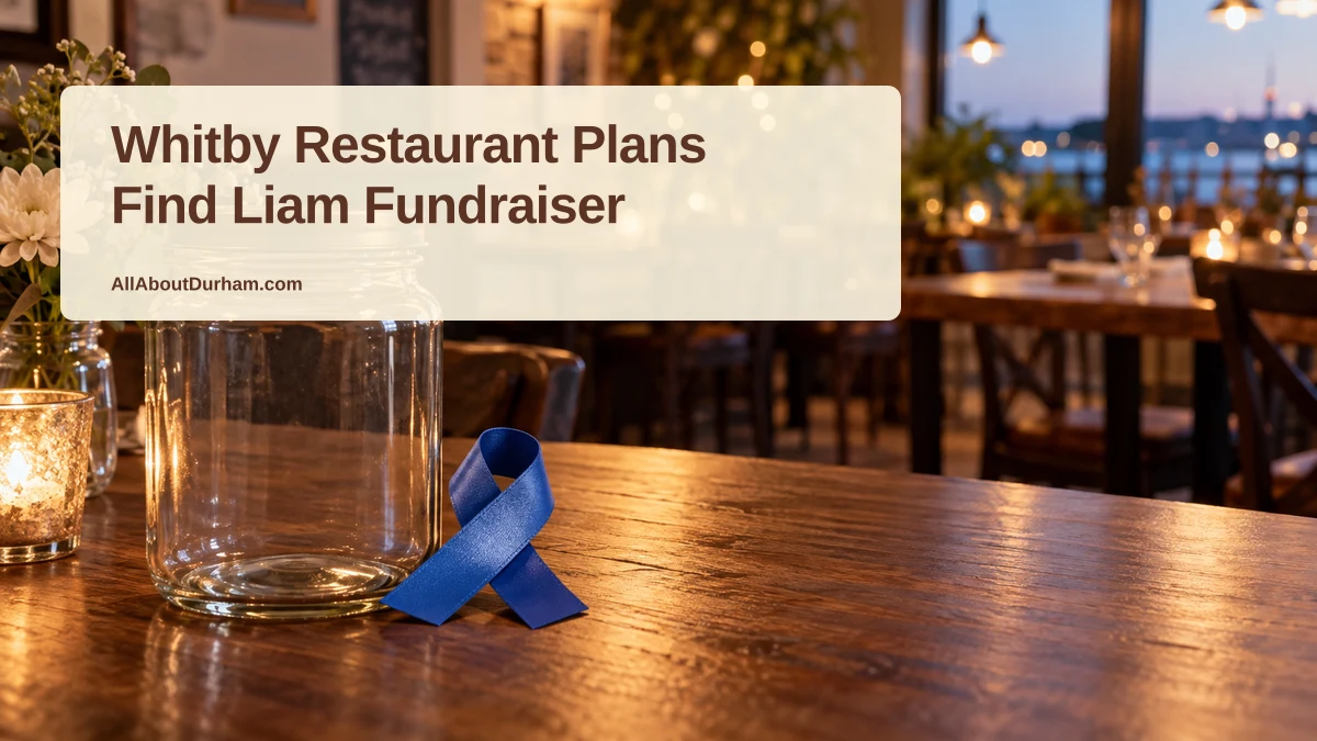 Whitby Restaurant Plans Find Liam Fundraiser — AllAboutDurham.com featured image