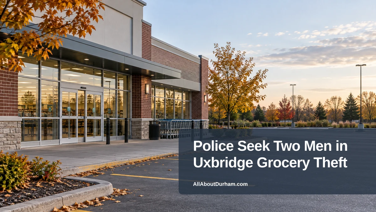 Police Seek Two Men in Uxbridge Grocery Theft — AllAboutDurham.com featured image
