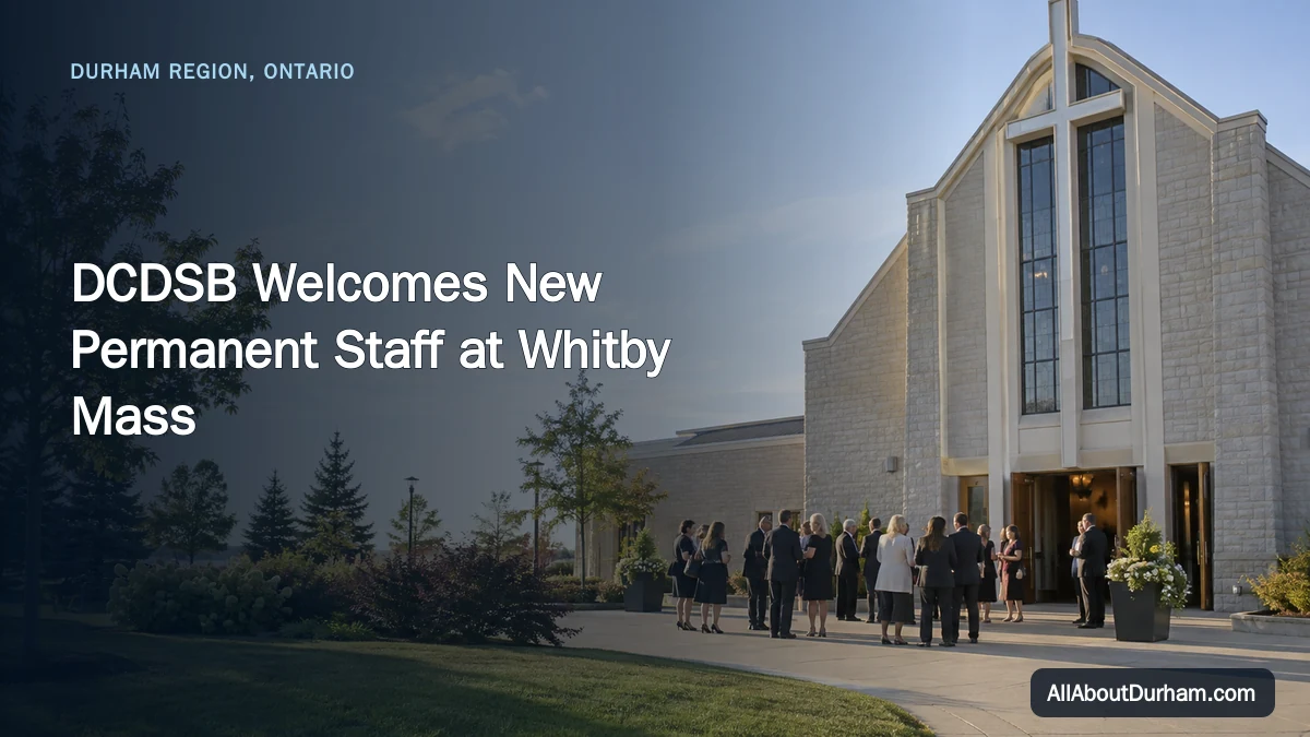DCDSB Welcomes New Permanent Staff at Whitby Mass — AllAboutDurham.com featured image