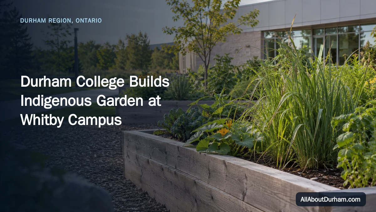 Durham College Builds Indigenous Garden at Whitby Campus — AllAboutDurham.com featured image