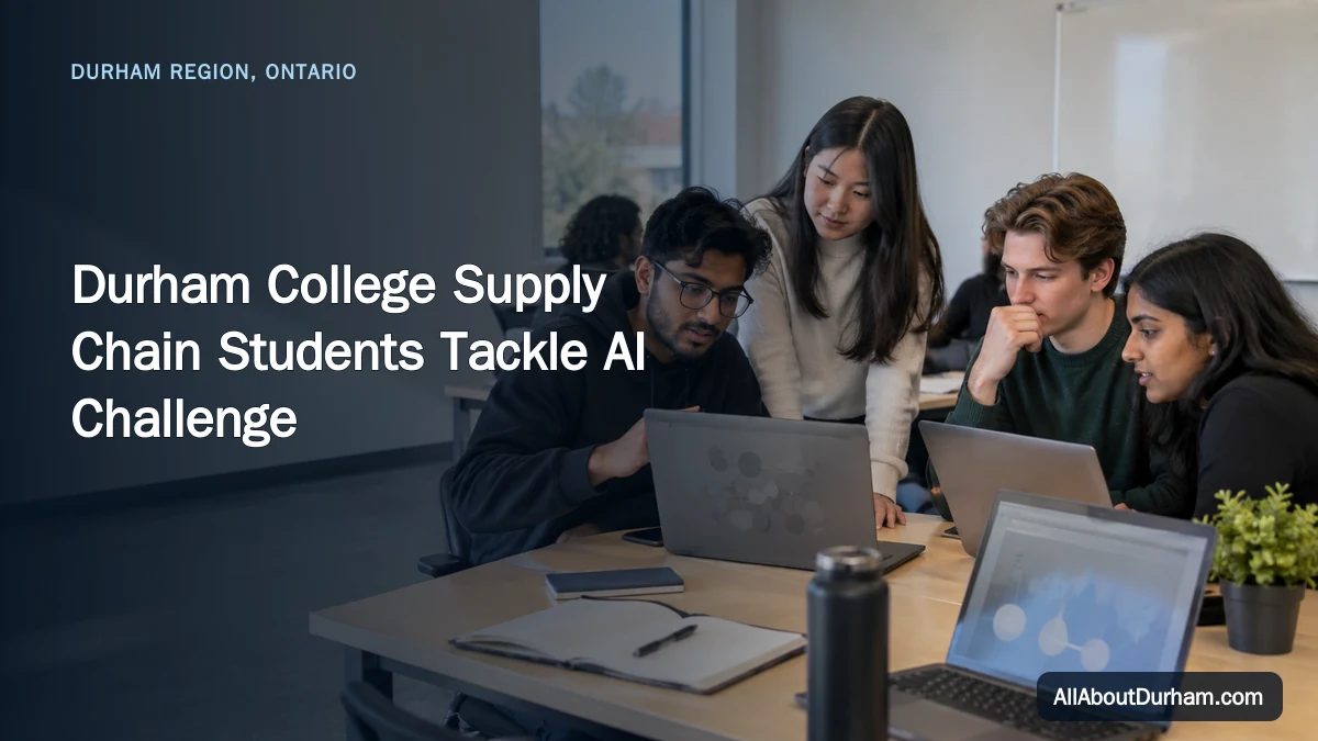 Durham College Supply Chain Students Tackle AI Challenge — AllAboutDurham.com featured image