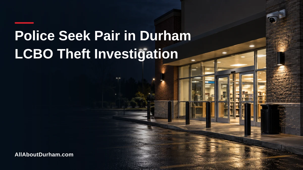 Police Seek Pair in Durham LCBO Theft Investigation — AllAboutDurham.com featured image