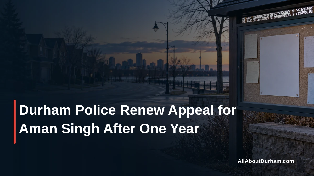 Durham Police Renew Appeal for Aman Singh After One Year — AllAboutDurham.com featured image