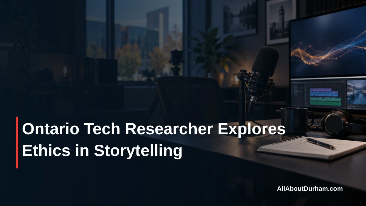 Ontario Tech Researcher Explores Ethics in Storytelling — AllAboutDurham.com featured image