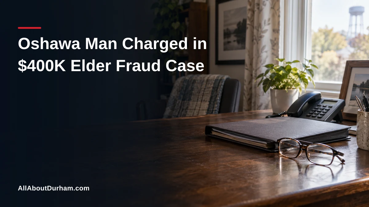 Oshawa Man Charged in 00K Elder Fraud Case — AllAboutDurham.com featured image
