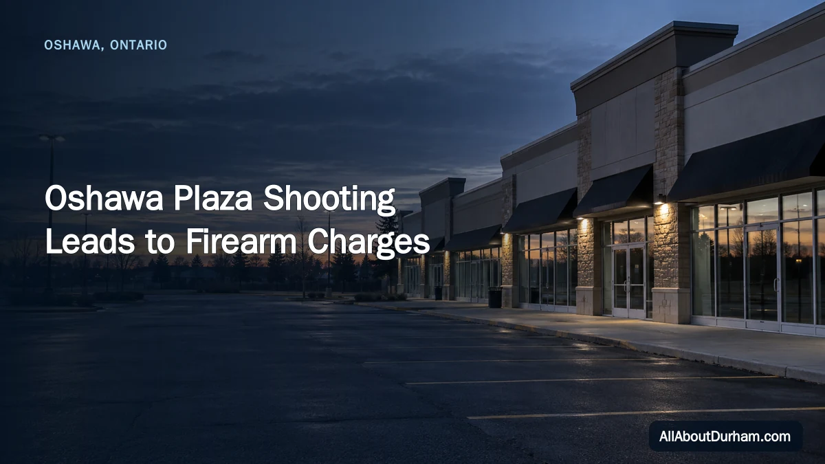 Oshawa Plaza Shooting Leads to Firearm Charges — AllAboutDurham.com featured image