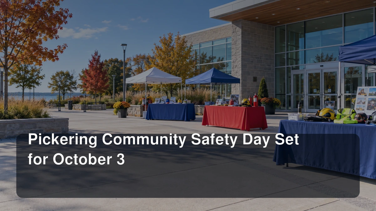 Pickering Community Safety Day Set for October 3