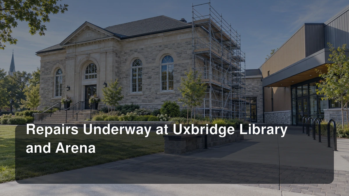 Repairs Underway at Uxbridge Library and Arena